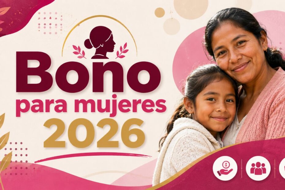 Bono mujer 2026 - Conoce mas detalles